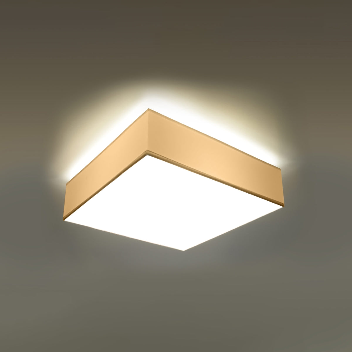 Horus Modern Ceiling Lamp - White PVC - 2x E27 LED Compatible