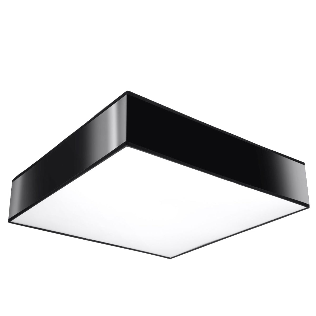 Horus Modern Ceiling Lamp - Black PVC - 3x E27 LED Compatible