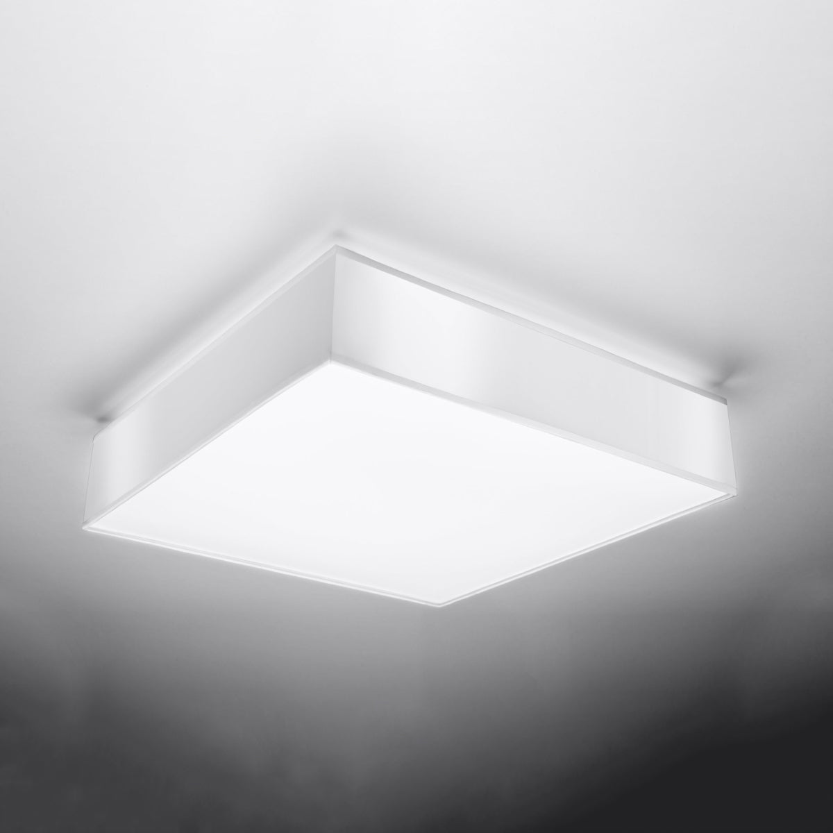 Horus Modern Ceiling Lamp - White PVC - 3x E27 LED Compatible