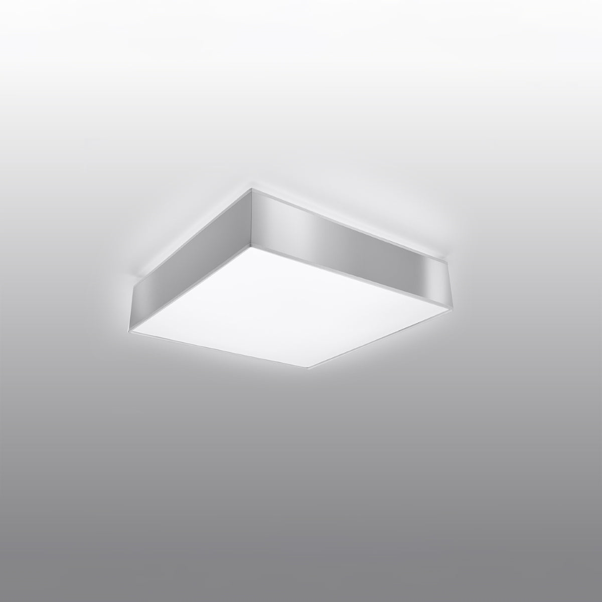 Horus Modern Ceiling Lamp - Gray PVC - 1x E27 LED Compatible