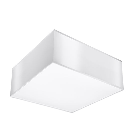 Horus Modern Ceiling Lamp - White PVC - 1x E27 LED Compatible