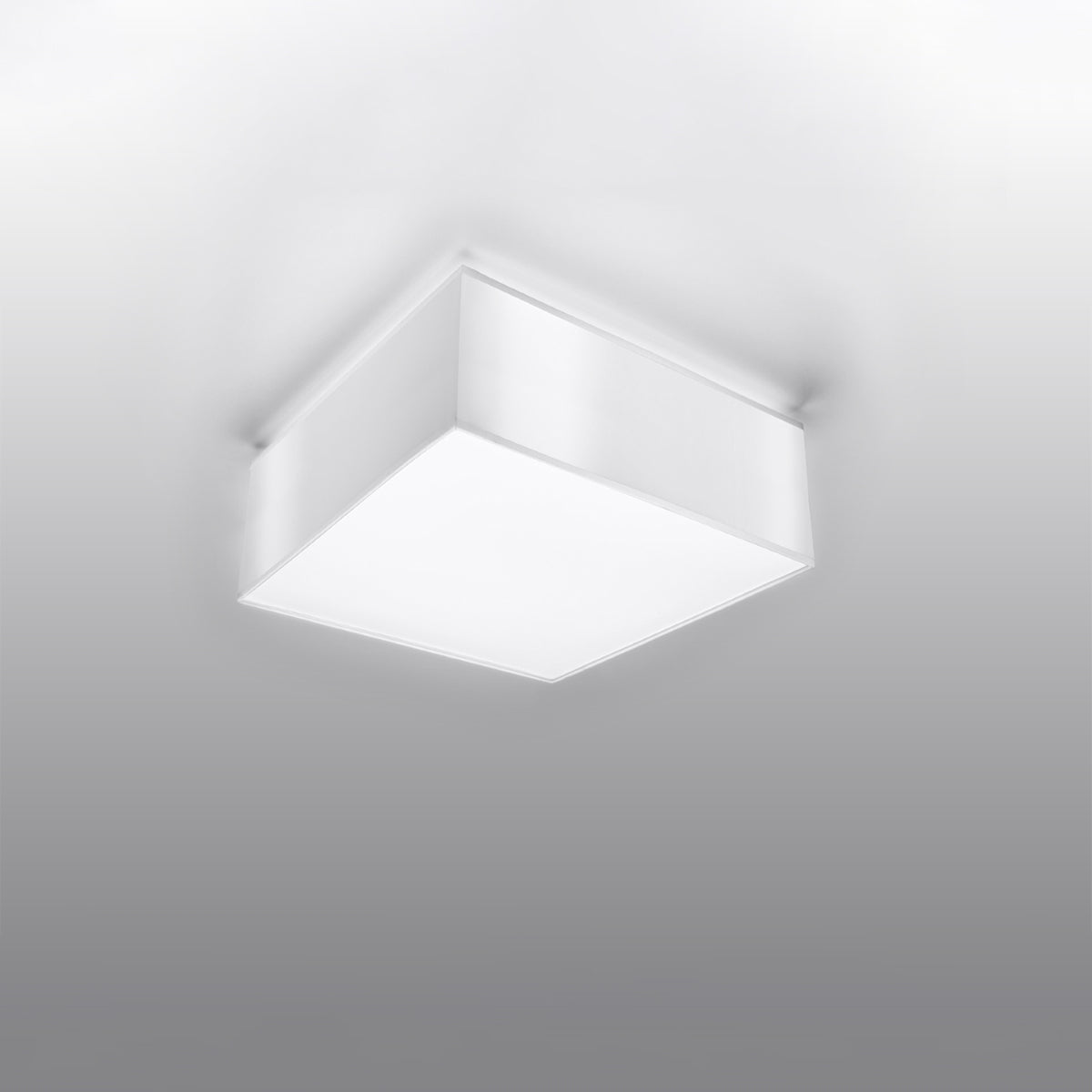 Horus Modern Ceiling Lamp - White PVC - 1x E27 LED Compatible