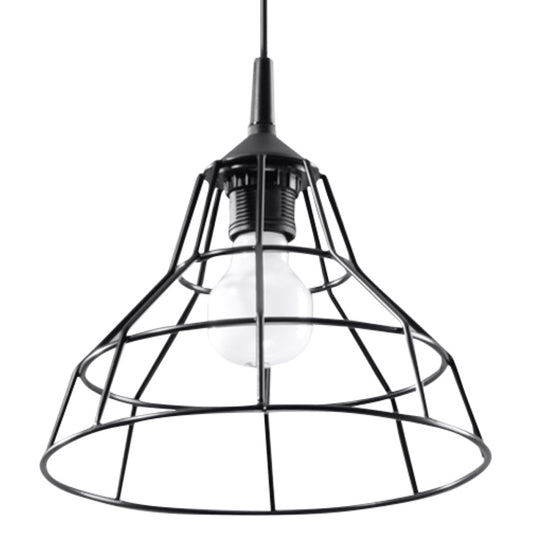 Anata Pendant Lamp - Black Steel - E27 Max 15W - Modern Scandinavian Design