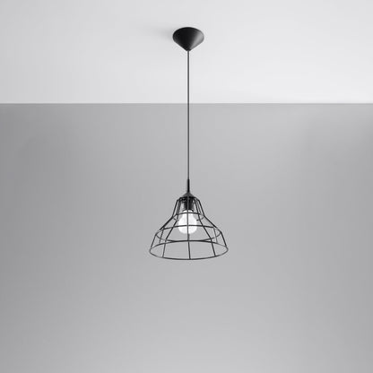 Anata Pendant Lamp - Black Steel - E27 Max 15W - Modern Scandinavian Design