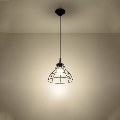 Anata Pendant Lamp - Black Steel - E27 Max 15W - Modern Scandinavian Design