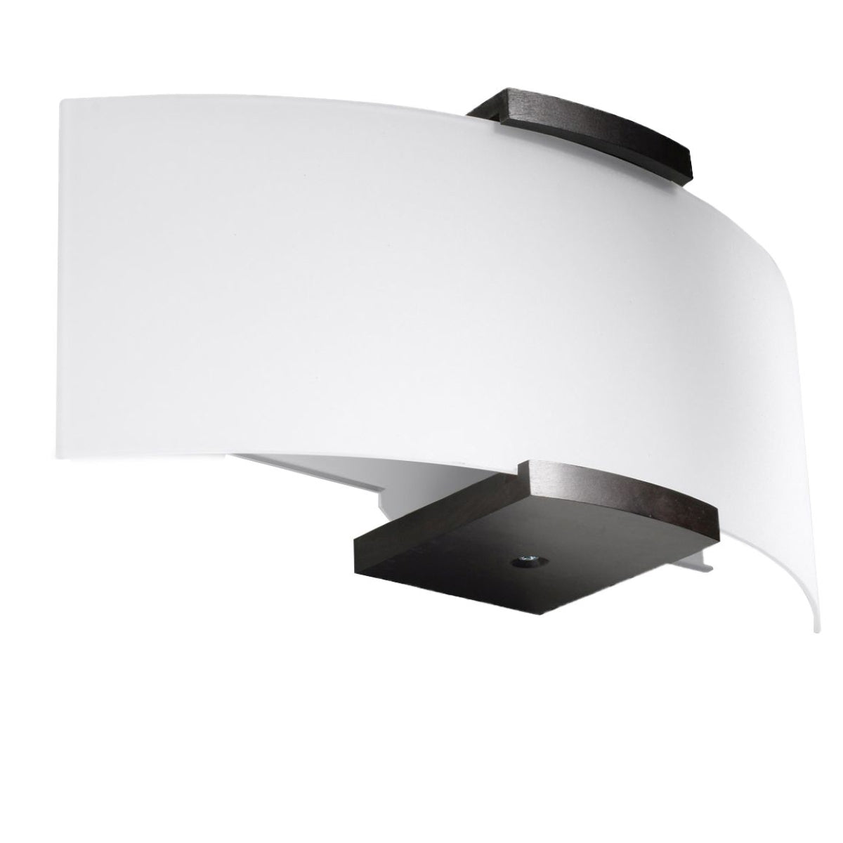 Emilio Wall Lamp - Wood & Matte Glass - E14 Max 10W - Warm Ambient Lighting