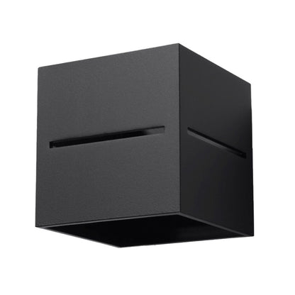 Lobo Black Wall Lamp - Minimalist Aluminum Design - G9 Socket - 10x12x10 cm