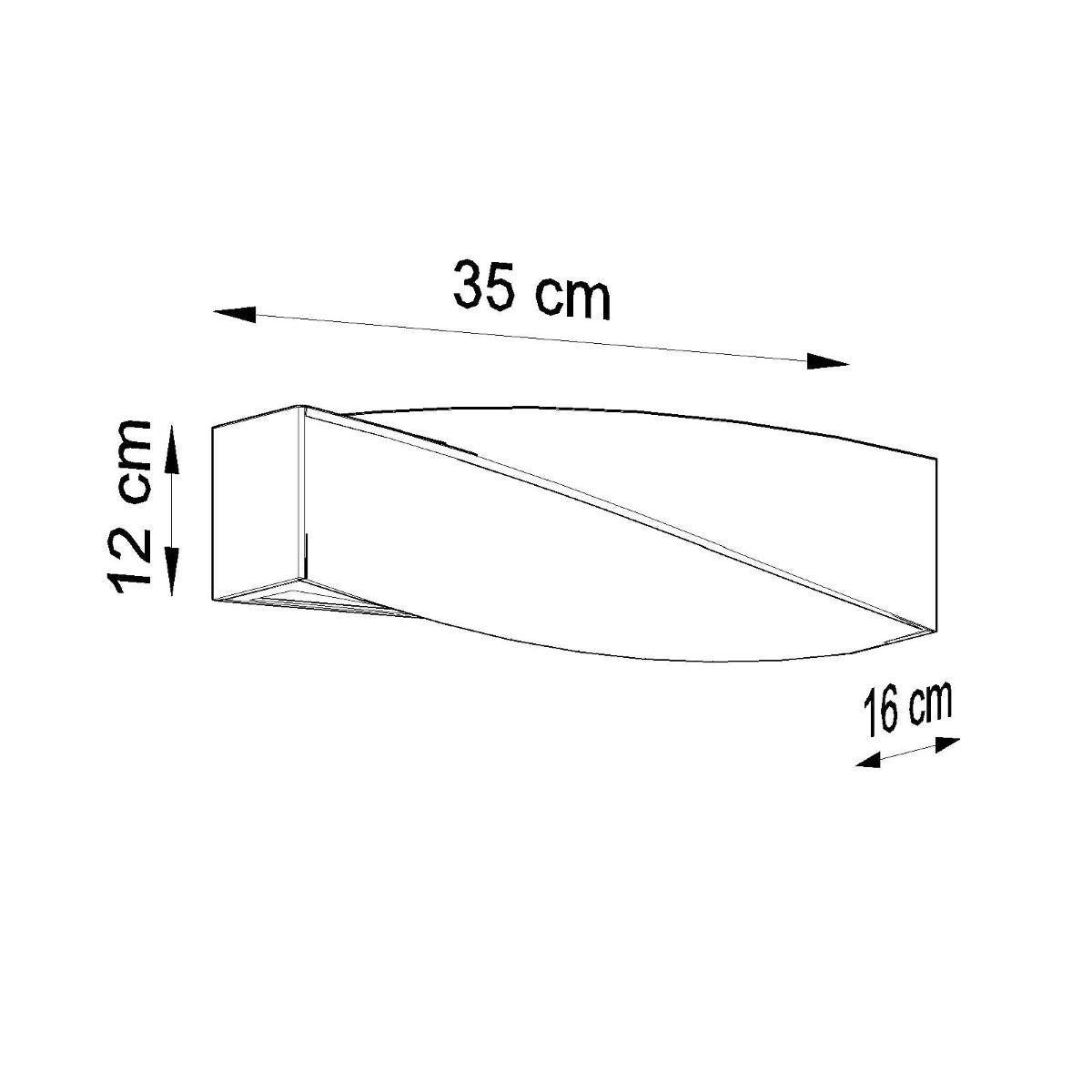 SIGMA MINI - Wall Lamp Ceramic - Modern Design - Paintable Surface - E27 Compatible - Up & Down Lighting Effect