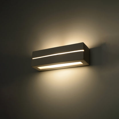 Vega Line - Ceramic Wall Lamp - Modern Design - Customizable Color - E27 Bulb Compatible - Matte Finish