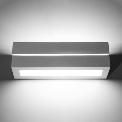 Vega Line - Ceramic Wall Lamp - Modern Design - Customizable Color - E27 Bulb Compatible - Matte Finish