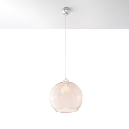 BALL Glass Pendant Lamp - Minimalist Design - 8 Color Options - E27 Bulb Compatible - Even Light Distribution