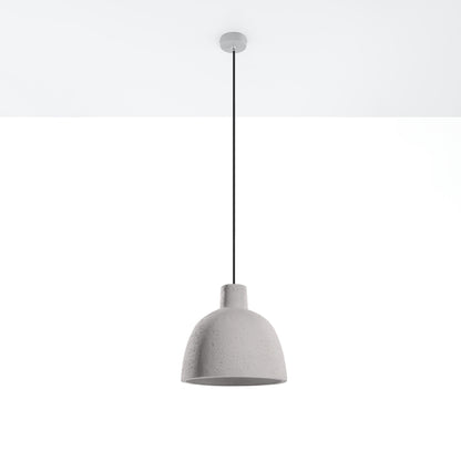 Pendant Lamp Damaso - Industrial Concrete Design - Minimalist Loft Style - Durable Light Gray Concrete - Universal Mounting System - Replaceable E27 Bulb