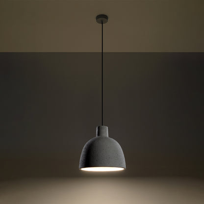 Pendant Lamp Damaso - Industrial Concrete Design - Minimalist Loft Style - Durable Light Gray Concrete - Universal Mounting System - Replaceable E27 Bulb