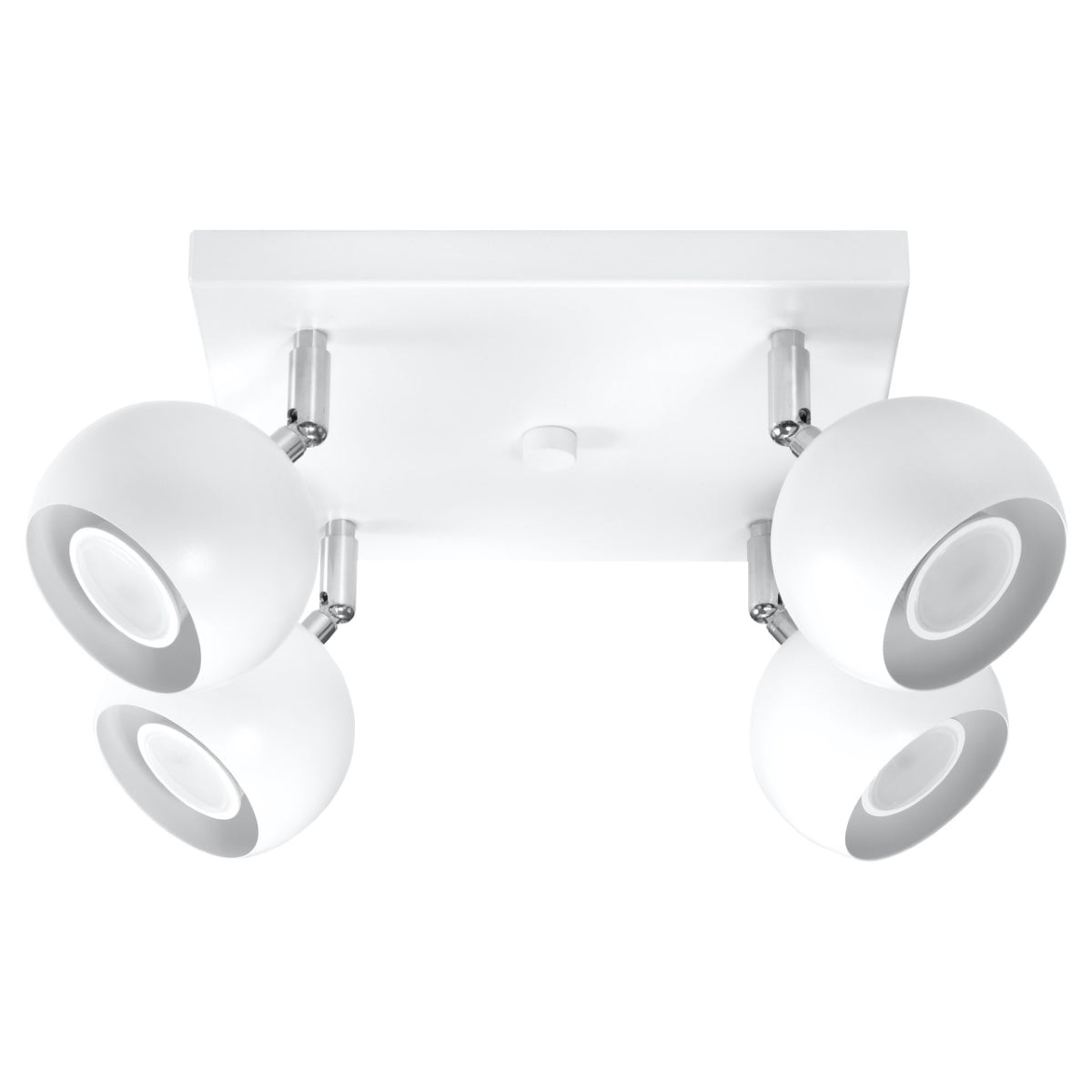 Ceiling Lamp Oculare 4 White - Modern Spot Ceiling Light - Adjustable Directional Lighting