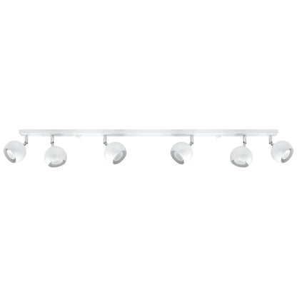 Ceiling Lamp Oculare 6 L White - Modern Spot Ceiling Light - Multi-Directional Adjustable Lighting