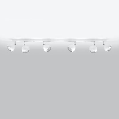 Ceiling Lamp Oculare 6 L White - Modern Spot Ceiling Light - Multi-Directional Adjustable Lighting