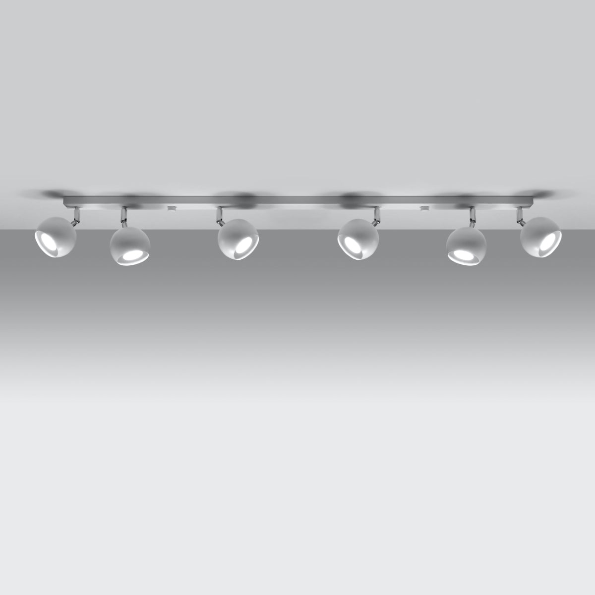 Ceiling Lamp Oculare 6 L White - Modern Spot Ceiling Light - Multi-Directional Adjustable Lighting