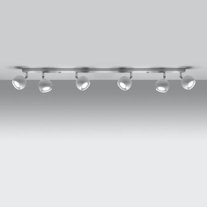 Ceiling Lamp Oculare 6 L White - Modern Spot Ceiling Light - Multi-Directional Adjustable Lighting