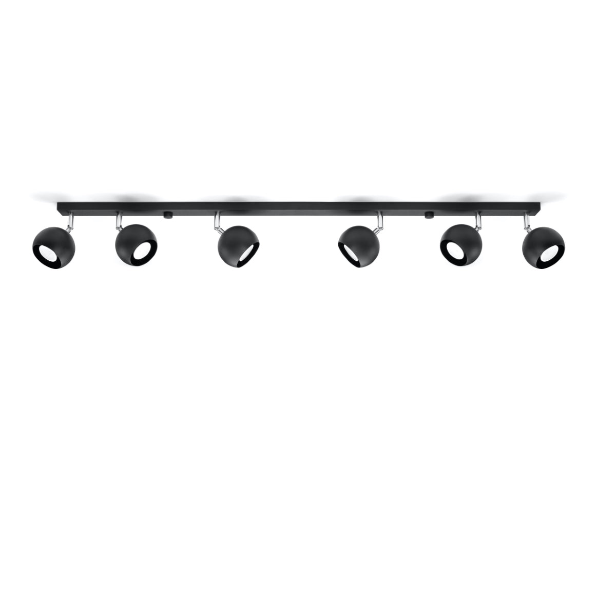 Ceiling Lamp Oculare 6 L Black - Modern Spot Ceiling Light - Adjustable Multi-Directional Lighting