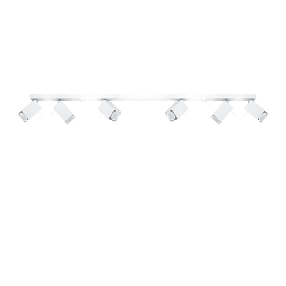 Ceiling Lamp Merida 6 L White - Modern Spot Ceiling Light - 6 Adjustable Shades - Durable Steel Design - GU10 Bulb Compatible