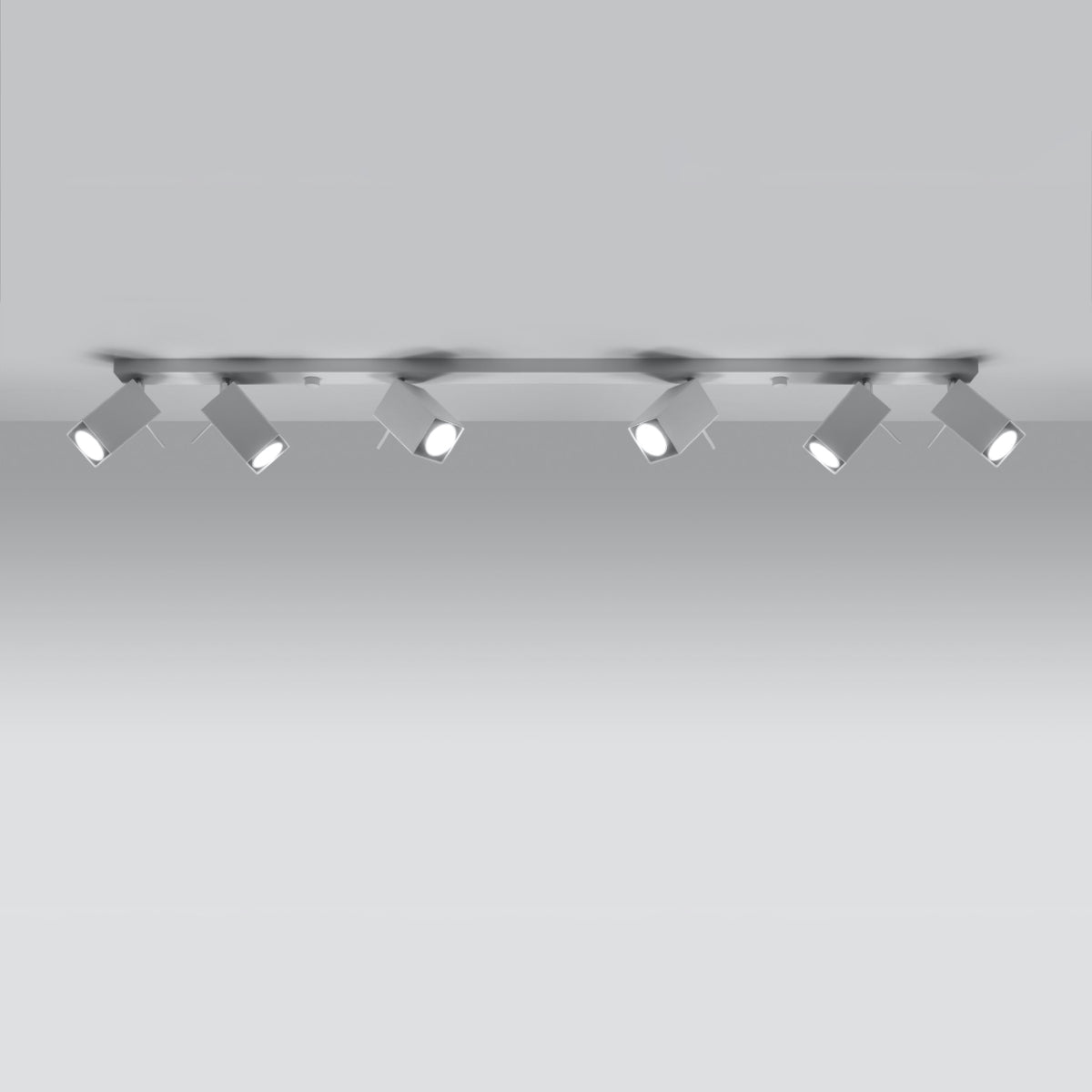 Ceiling Lamp Merida 6 L White - Modern Spot Ceiling Light - 6 Adjustable Shades - Durable Steel Design - GU10 Bulb Compatible