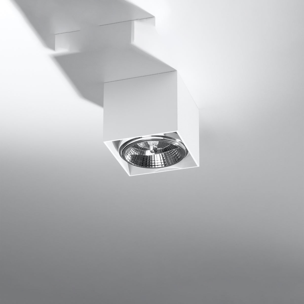 Ceiling Lamp Blake White - Modern BLAKE Spot Ceiling Light - Minimalist Design - Easy Surface Mounting - Compatible with GU10 Bulbs