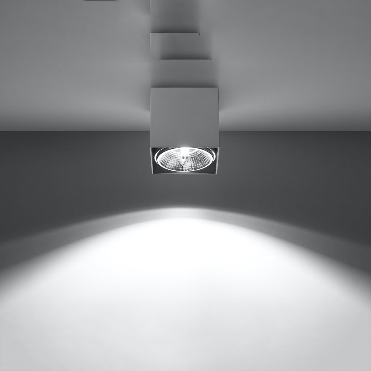 Ceiling Lamp Blake White - Modern BLAKE Spot Ceiling Light - Minimalist Design - Easy Surface Mounting - Compatible with GU10 Bulbs