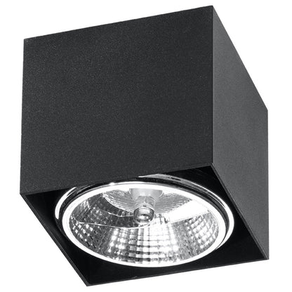 Ceiling Lamp Blake Black - Modern BLAKE Spot Ceiling Light - Minimalist Design - Easy Surface Mounting - Compatible with GU10 Bulbs