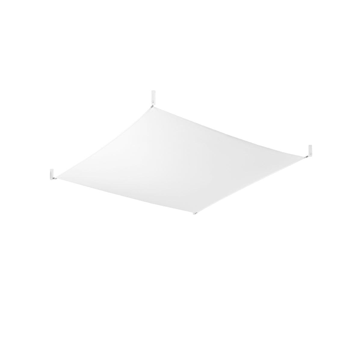 LUNA Ceiling Lamp 2 White - Minimalist Design - High-Quality LED Module - Flicker-Free Lighting - Energy Efficient - Easy to Clean