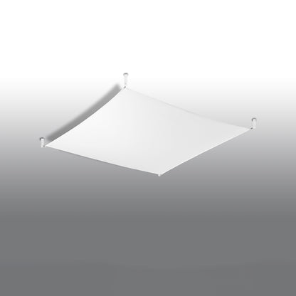 LUNA Ceiling Lamp 2 White - Minimalist Design - High-Quality LED Module - Flicker-Free Lighting - Energy Efficient - Easy to Clean