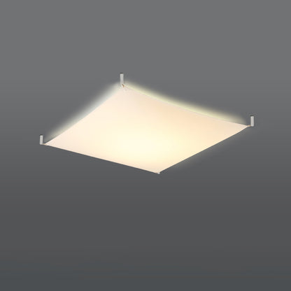 LUNA Ceiling Lamp 2 White - Minimalist Design - High-Quality LED Module - Flicker-Free Lighting - Energy Efficient - Easy to Clean