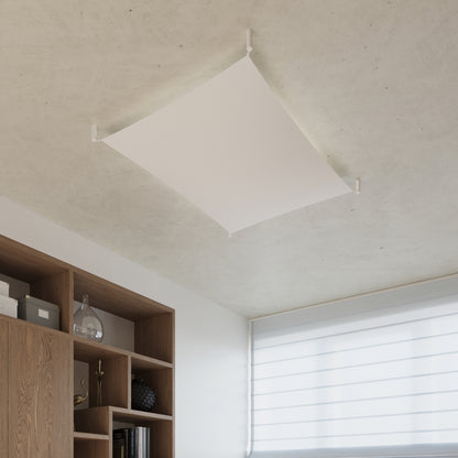 LUNA Ceiling Lamp 3 White - Minimalist Design - High-Quality LED Module - Flicker-Free Lighting - Energy Efficient - Easy to Clean