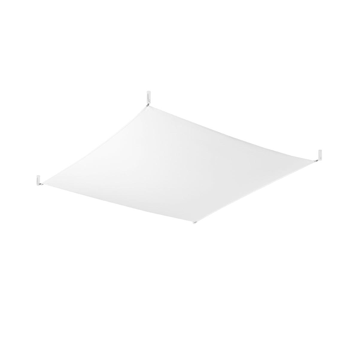 LUNA Ceiling Lamp 4 White - Minimalist Design - High-Quality LED Module - Flicker-Free Lighting - Energy Efficient - Easy to Clean