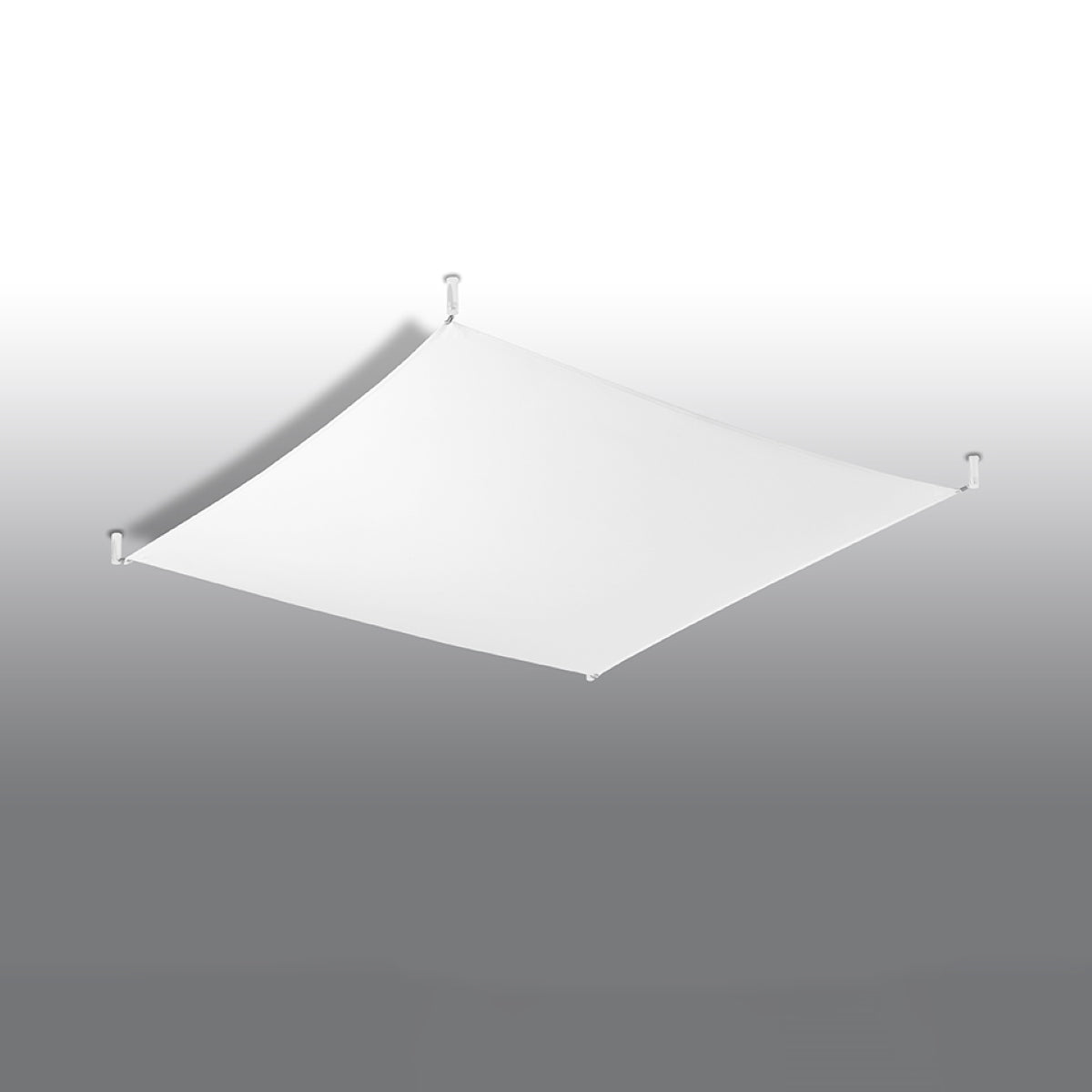 LUNA Ceiling Lamp 4 White - Minimalist Design - High-Quality LED Module - Flicker-Free Lighting - Energy Efficient - Easy to Clean