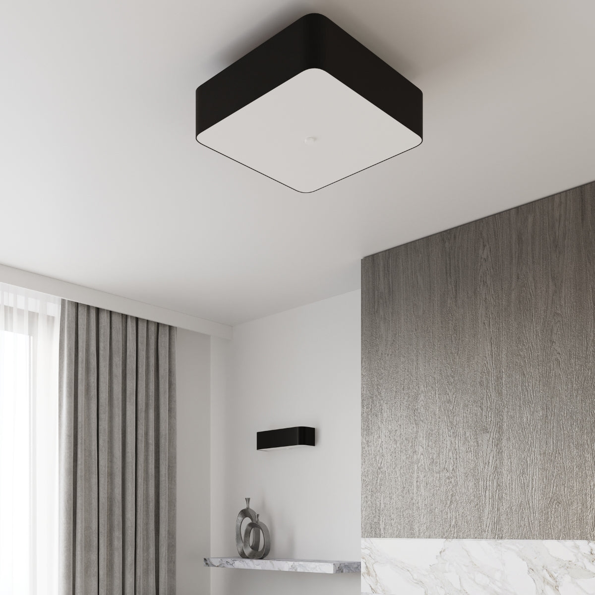 LOKKO Ceiling Lamp 45 White - Adjustable Light Intensity - Creative Freedom - Black and White Color Options - Easy to Clean - Modern Interior Lighting