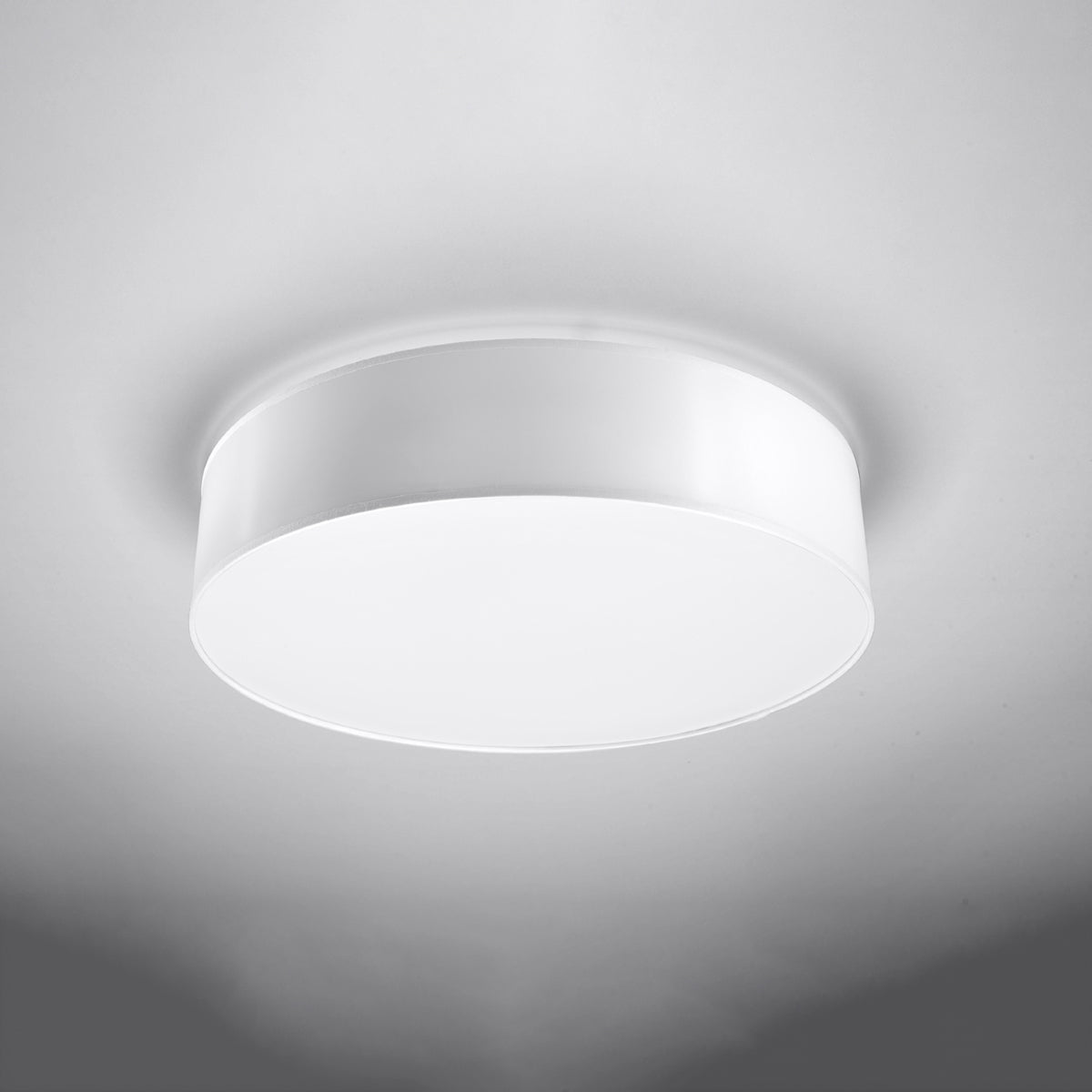 Ceiling Lamp Arena 55 White - Round Minimalist Design - Replaceable E27 Bulbs - Easy Maintenance - Durable and Elegant Lighting Solution