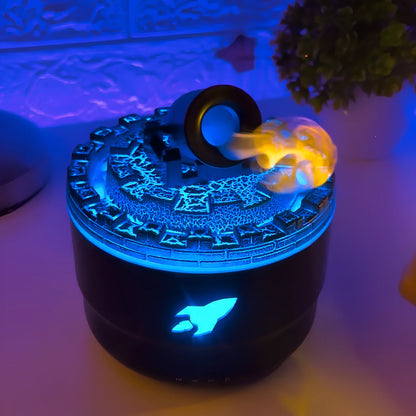 Bombard Cannon Humidifier – Unique Design – Customizable Lighting & Mist – USB Powered – Aromatherapy & Ultrasonic Technology – 200ml Capacity