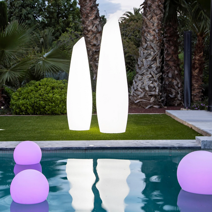 Spherical Garden Light - Weather-Resistant - 16 Color Options - Remote Control - Long-Lasting with Solar Option - Perfect for Indoor & Outdoor Use - LED Powered.