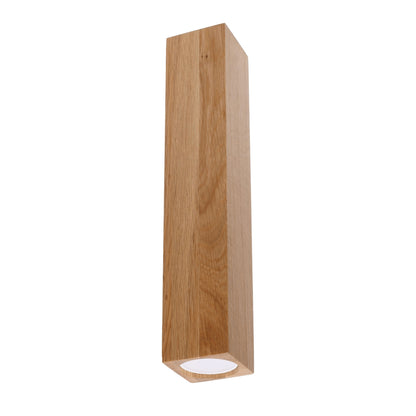 KEKE 30 Oak Ceiling Lamp - Minimalist Wooden Design - Loft Style Lighting - Durable Construction - Adjustable Bulb Compatibility