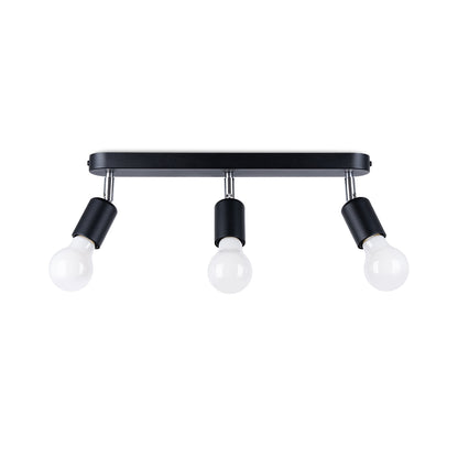 Fornes Ceiling Lamp 3 Black - Modern Minimalist Design - Adjustable Light Angles - Durable Metal Frame - Versatile Lighting Solution - Smart Bulb Compatible