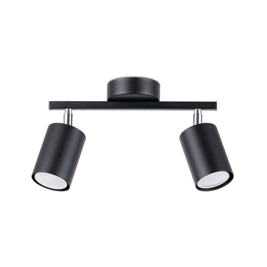 LEMMI 2 Black Ceiling Lamp - Minimalist LED Lighting - High CRI - Adjustable Arms - Energy-Efficient - 5-Year Warranty - Modern Interior Light