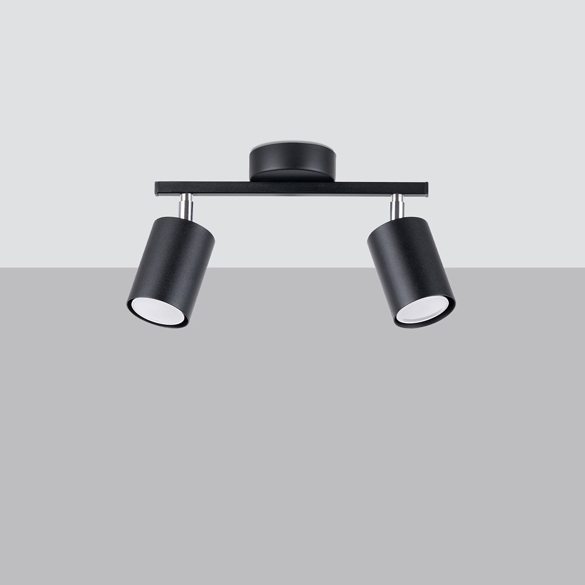 LEMMI 2 Black Ceiling Lamp - Minimalist LED Lighting - High CRI - Adjustable Arms - Energy-Efficient - 5-Year Warranty - Modern Interior Light