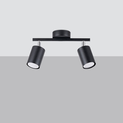 LEMMI 2 Black Ceiling Lamp - Minimalist LED Lighting - High CRI - Adjustable Arms - Energy-Efficient - 5-Year Warranty - Modern Interior Light