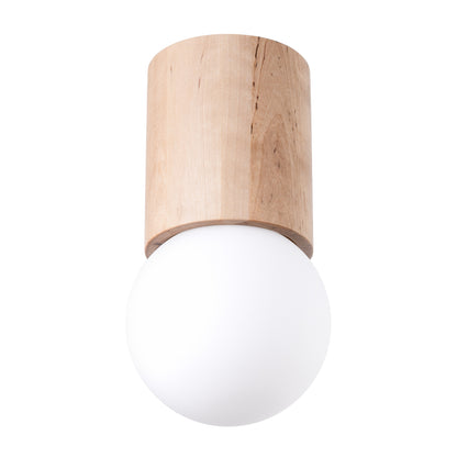 Ceiling Lamp Boomo 12 - Scandinavian Minimalism - Natural Wood Design - Warm Diffused Light - Available in Multiple Variants - Polish Craftsmanship