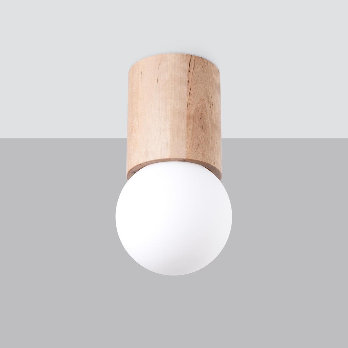 Ceiling Lamp Boomo 12 - Scandinavian Minimalism - Natural Wood Design - Warm Diffused Light - Available in Multiple Variants - Polish Craftsmanship