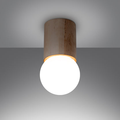 Ceiling Lamp Boomo 12 - Scandinavian Minimalism - Natural Wood Design - Warm Diffused Light - Available in Multiple Variants - Polish Craftsmanship