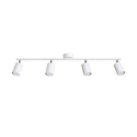 LEMMI Ceiling Lamp 4 L White - Minimalist Design - Adjustable Light Angle - Smart Bulb Compatible - Easy to Clean - Functional Lighting