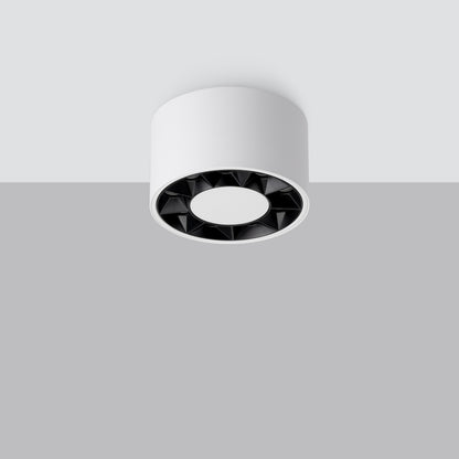 DIO Ceiling Light - White LED - Minimalist Modern Design - Durable Aluminum Material - Polish Quality - Versatile for Living Room or Bedroom