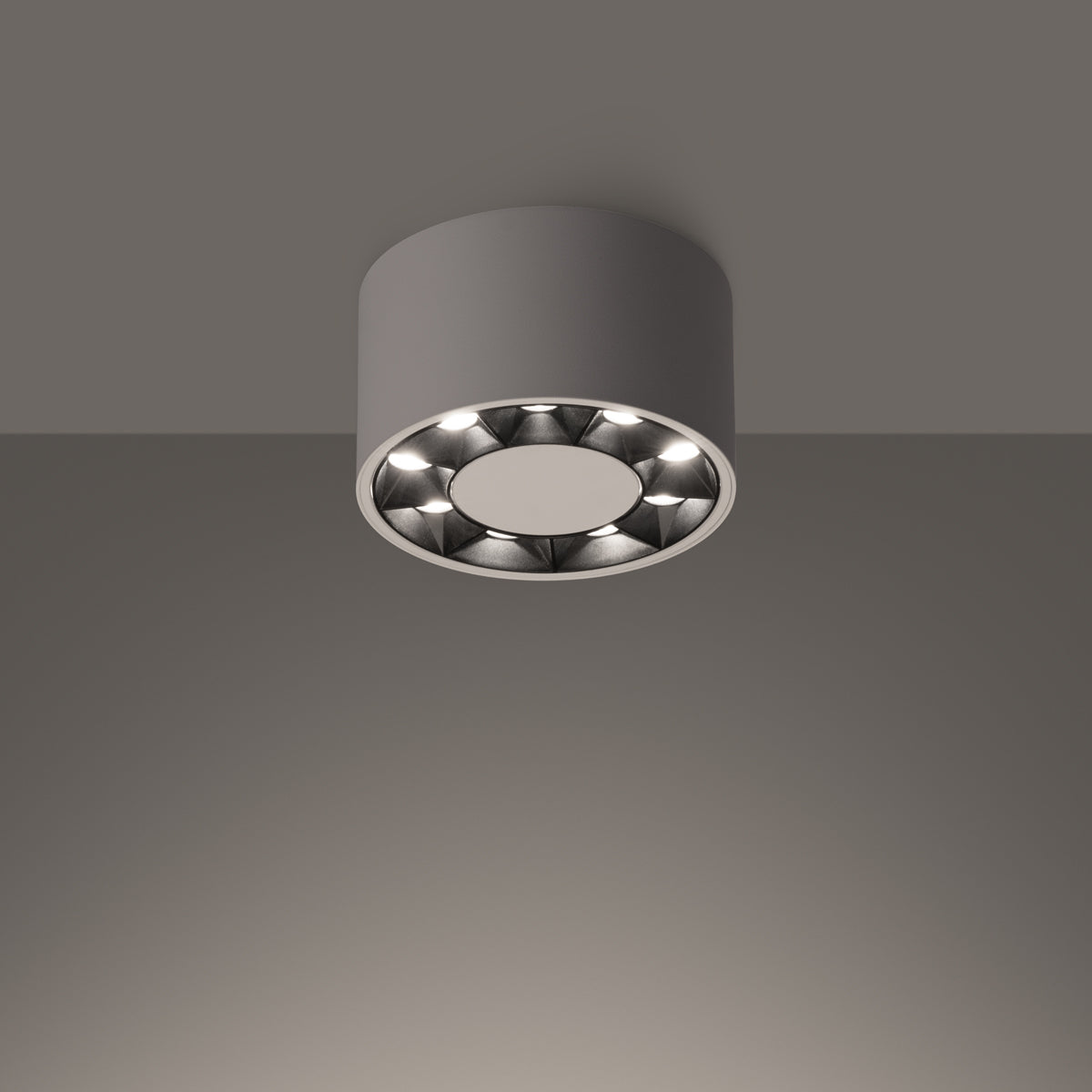 DIO Ceiling Light - White LED - Minimalist Modern Design - Durable Aluminum Material - Polish Quality - Versatile for Living Room or Bedroom