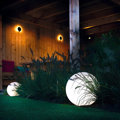 Spherical Garden Light - Weather-Resistant - 16 Color Options - Remote Control - Long-Lasting with Solar Option - Perfect for Indoor & Outdoor Use - LED Powered.